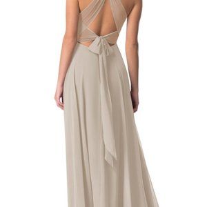 Taupe Azazie Maxi Dress size 6